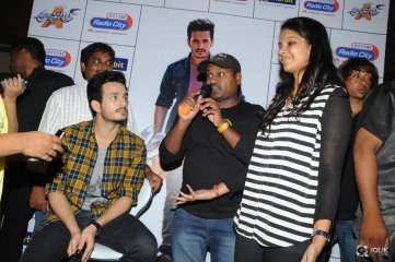 Akhil Movie Promotions at Inorbit Mall